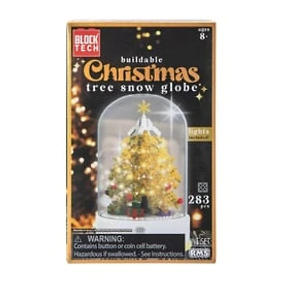 Block Tech® Buildable Christmas Tree Snow Globe