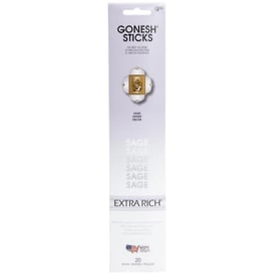 Gonesh® Sage incense Sticks 20-Pack