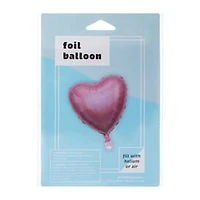 INFLATED Pink Heart Balloon