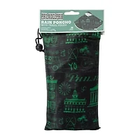 Philadelphia Rain Poncho With Travel Pouch