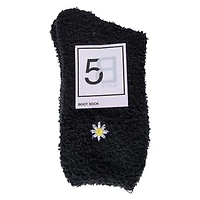 Ladies Embroidered Icon Cozy Boot Socks