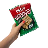 Cheez-It® Grooves White Cheddar Crunchy Snack Crackers 3.25oz