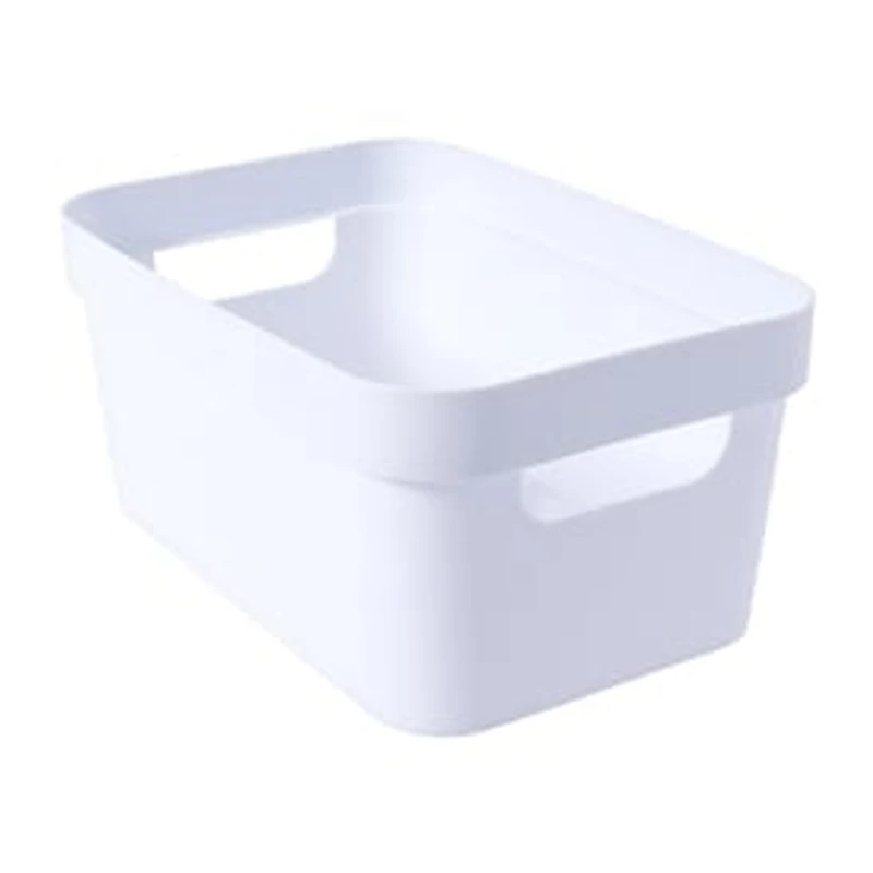 Medium White Storage Bin