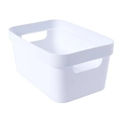 Medium White Storage Bin