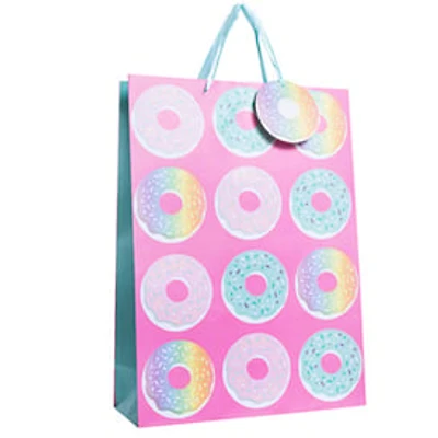 Pink Donut Large Gift Bags