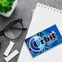 ORBIT Gum Peppermint Sugar Free Chewing Gum, Single Pack, 14 Piece