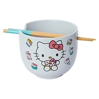 Hello Kitty® Ceramic Bowl With Chopsticks