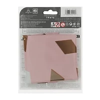 INFLATED Happy Birthday Pink & Gold Hexagon Balloon