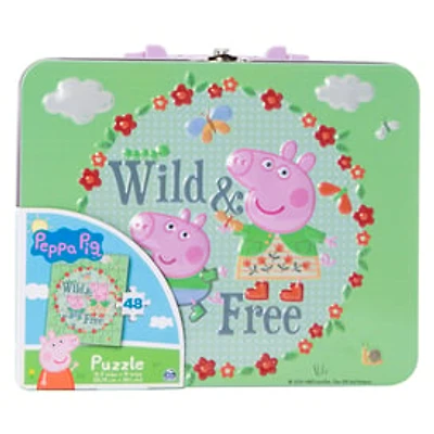 Peppa Pig™ 48-Piece Puzzle & Tin Storage Box