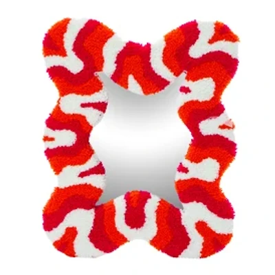Retro Tufted Mirror
