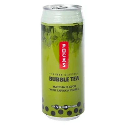 Pocas Matcha Flavor Bubble Tea 16.5 Fl.oz