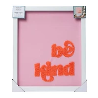 Framed Tufted Wall Art 12in X 14in