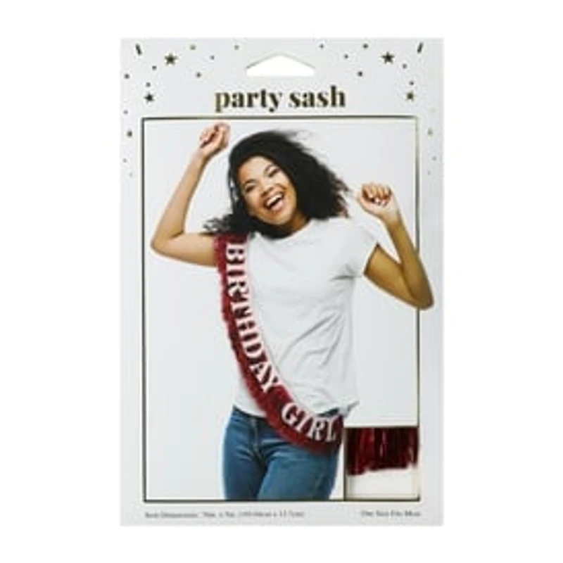 Birthday Girl Party Sash
