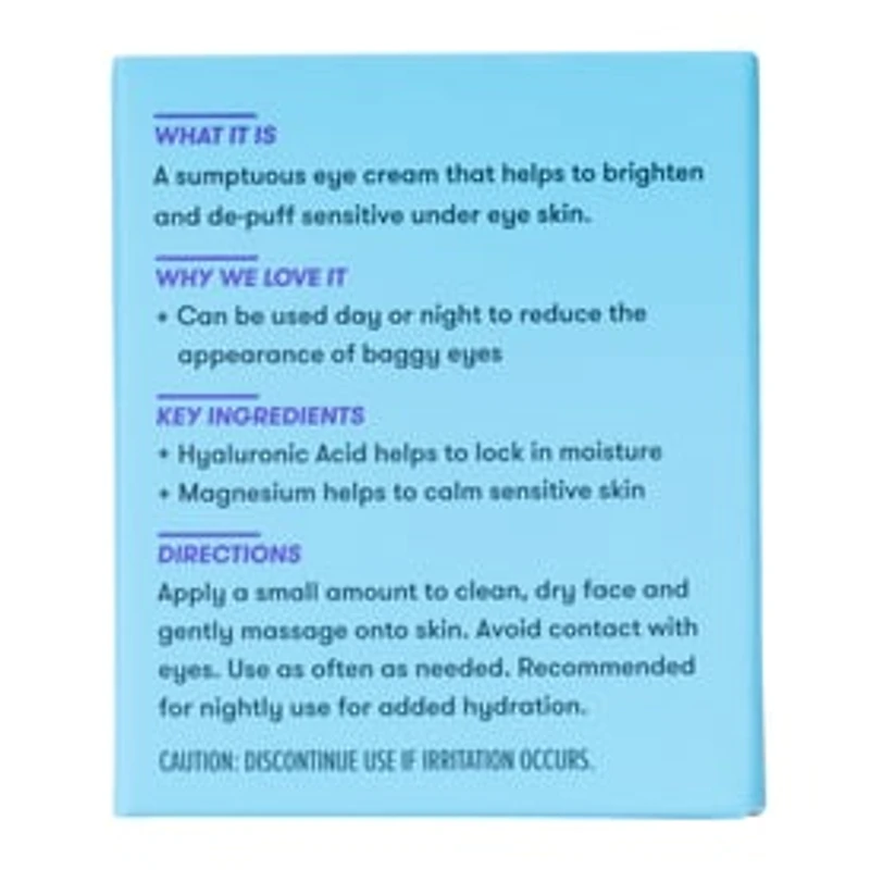 Freeman® Restorative Moisture Formula Eye Cream 0.5oz