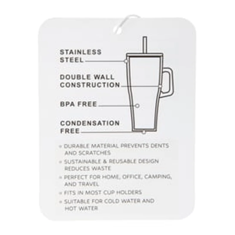 40oz Pattern Hydraquench Tumbler With Handle