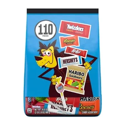 Assorted Chocolates Bag 110-Pack 34.8oz
