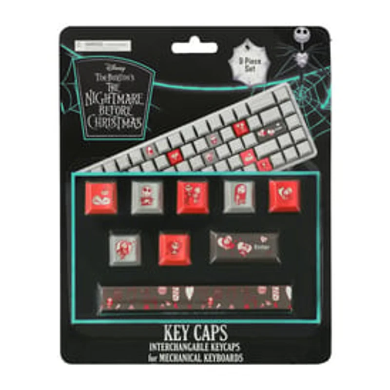 Licensed Halloween Key Caps Set 9-Pieces