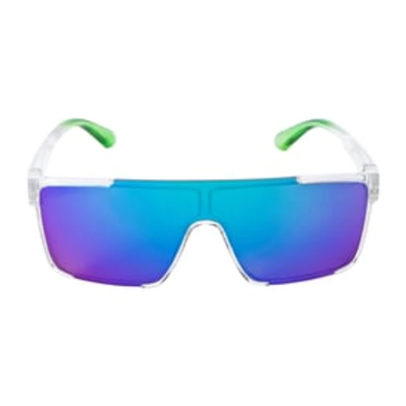 Young Mens Ombre Sporty Shield Sunglasses