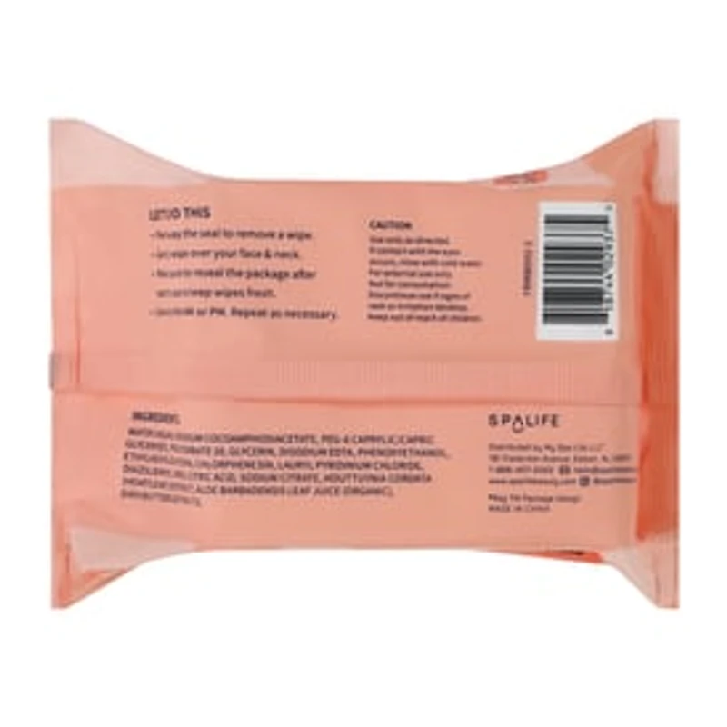 Spalife Sweet Swipe Makeup Remover Wipes 30-Pack