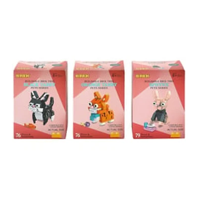 Brix™ Buildable Brix Trio Pets Series Toy Set (Styles May Vary)