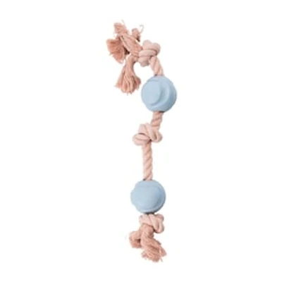 Dog Tennis Ball Rope Toy