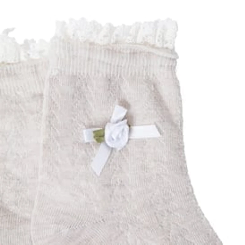 Frilly Ladies Crew Socks 1-Pair