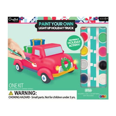 Paint Your Own: Light Up Holiday Truck Kit
