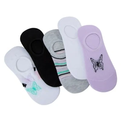 5-Pack Ladies No-Show Sneaker Socks