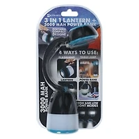 4-in-1 Waterproof Power Bank Lamp/Lantern/Flashlight