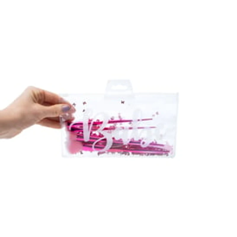 Printed Makeup Brush Set 4-Piece