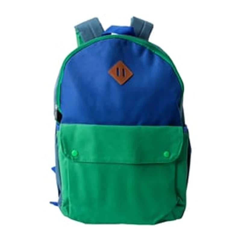 Two-Tone Snap Backpack