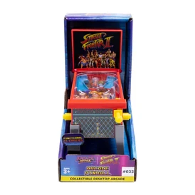 Arcade Mania™ Street Fighter II Pinball Collectible Desktop Arcade