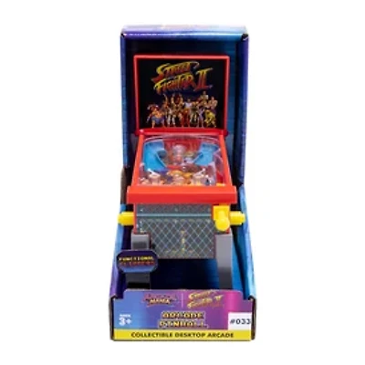 Arcade Mania™ Street Fighter II Pinball Collectible Desktop Arcade
