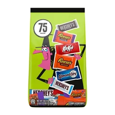 Assorted Chocolates Bag 75-Pack 39.7oz