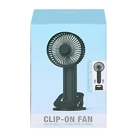 Clip-On Fan With Multi-Function Stand