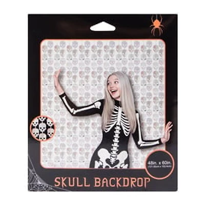 Halloween Skull Backdrop