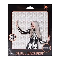 Halloween Skull Backdrop
