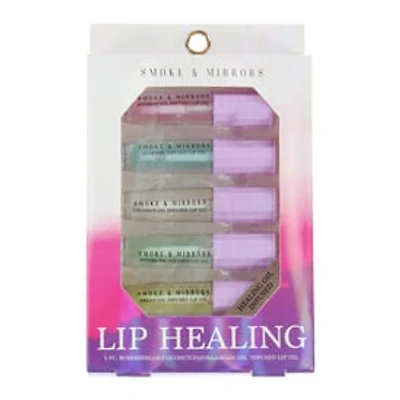 Smoke & Mirrors Healing Lip Oil 5-Piece Set