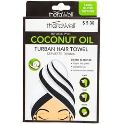 Turban Hair Towel infused With Coconut Oil