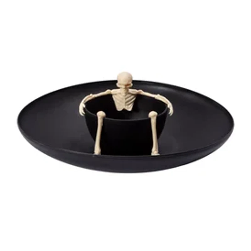 Halloween Skeleton Chip And Dip Tray