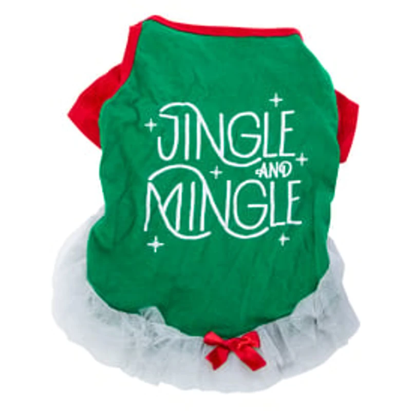 Holiday Pet Tutu Dress