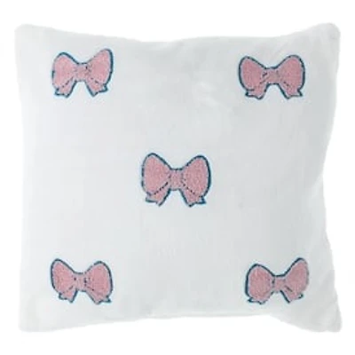 Bow Icon Throw Pillow 16in x 16in
