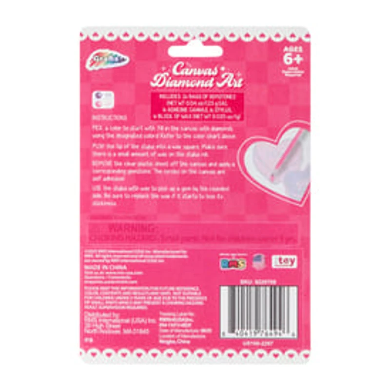 Valentine's Canvas Diamond Art Set