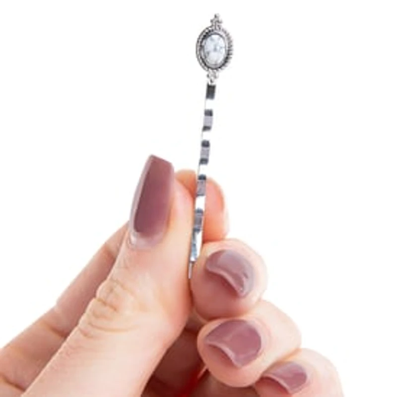 Crystal Bobby Pins 5-Count