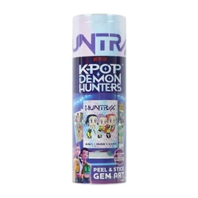 Netflix KPop Demon Hunters Peel & Stick Gem Art Set