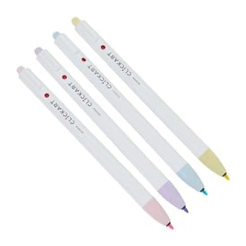 Zebra Clickart Retractable Felt Tip Pen 4-Pack