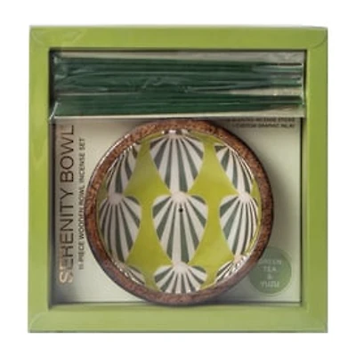 Serenity Bowl Wooden Incense Set 11-Piece