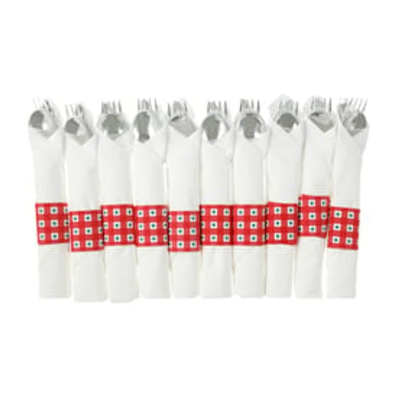 Rolled Cutlery Set 10-Count