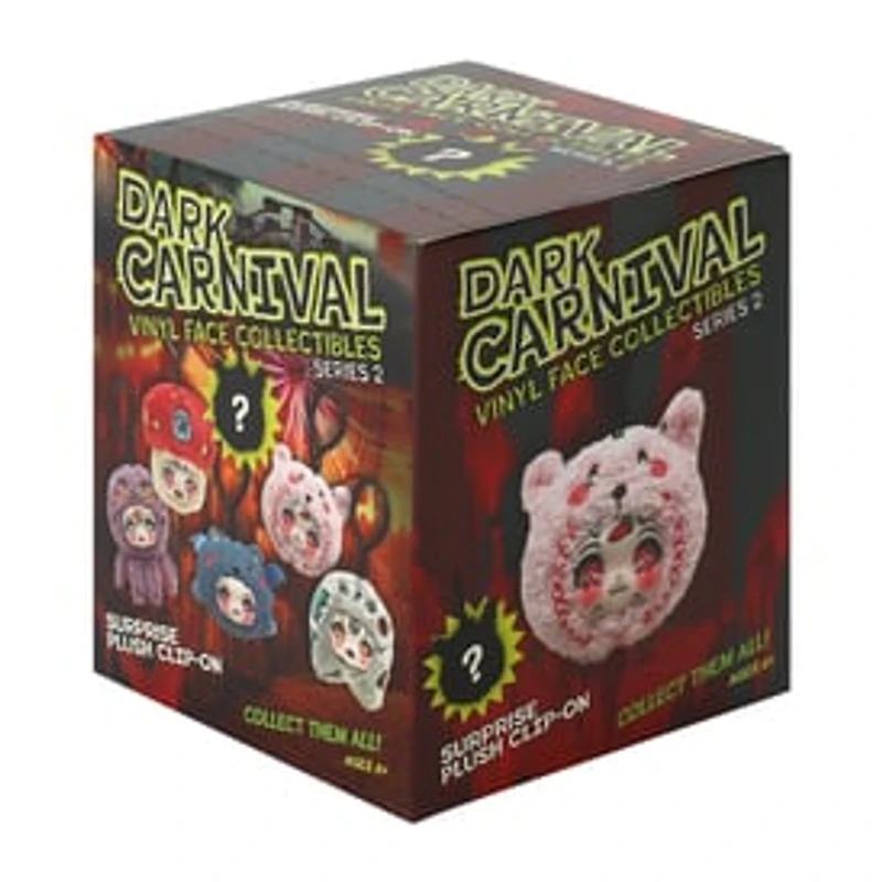 Dark Carnival Vinyl Face Collectible Surprise Plush Clip-On (Styles May Vary)