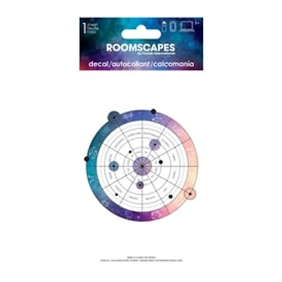 Zodiac Chart Sticker Decal 4in x 8in